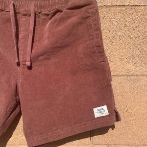 Katin Corduroy Purple/Brown Shorts, size Small, excellent condition